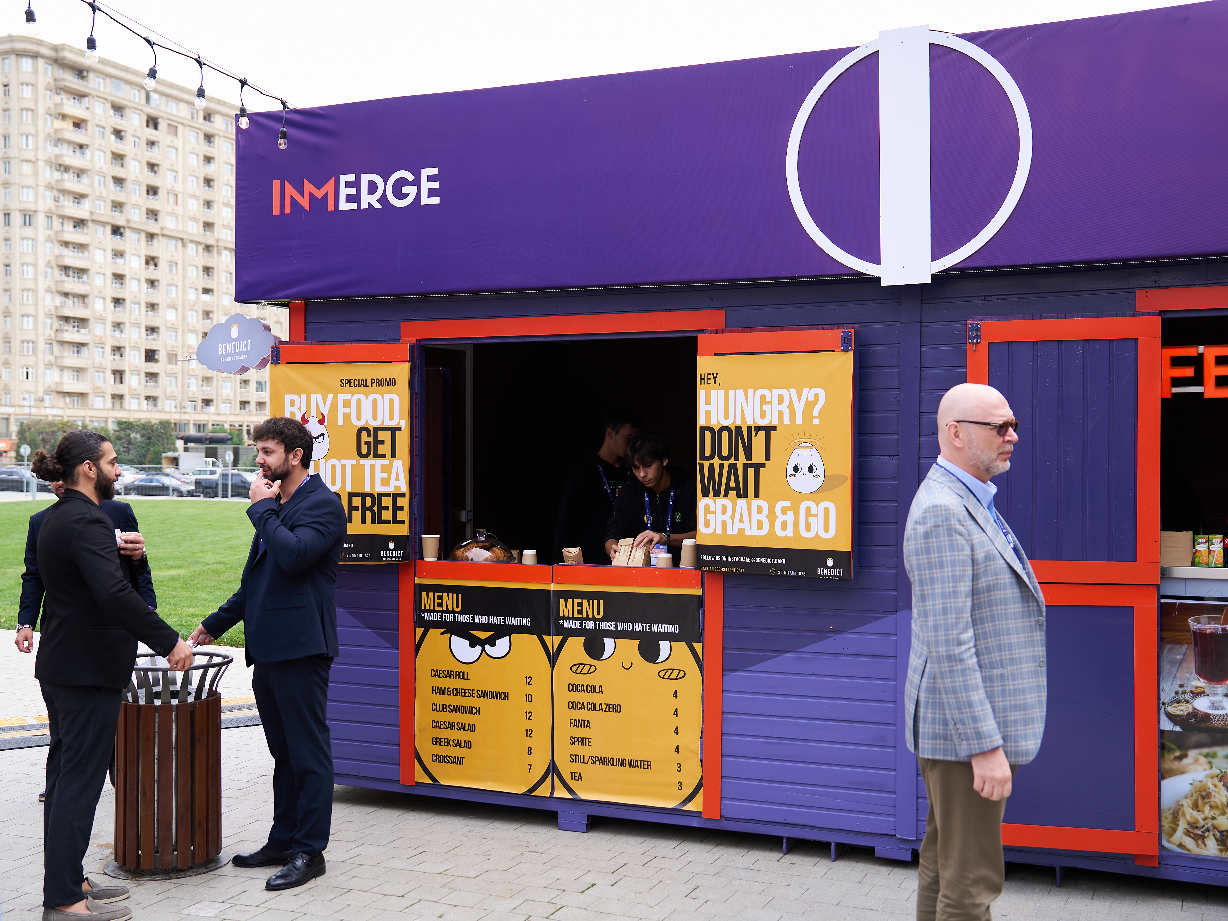 InMerge Innovation Summit 2025: Food Court by ÜNNA Studio Events & Decorations