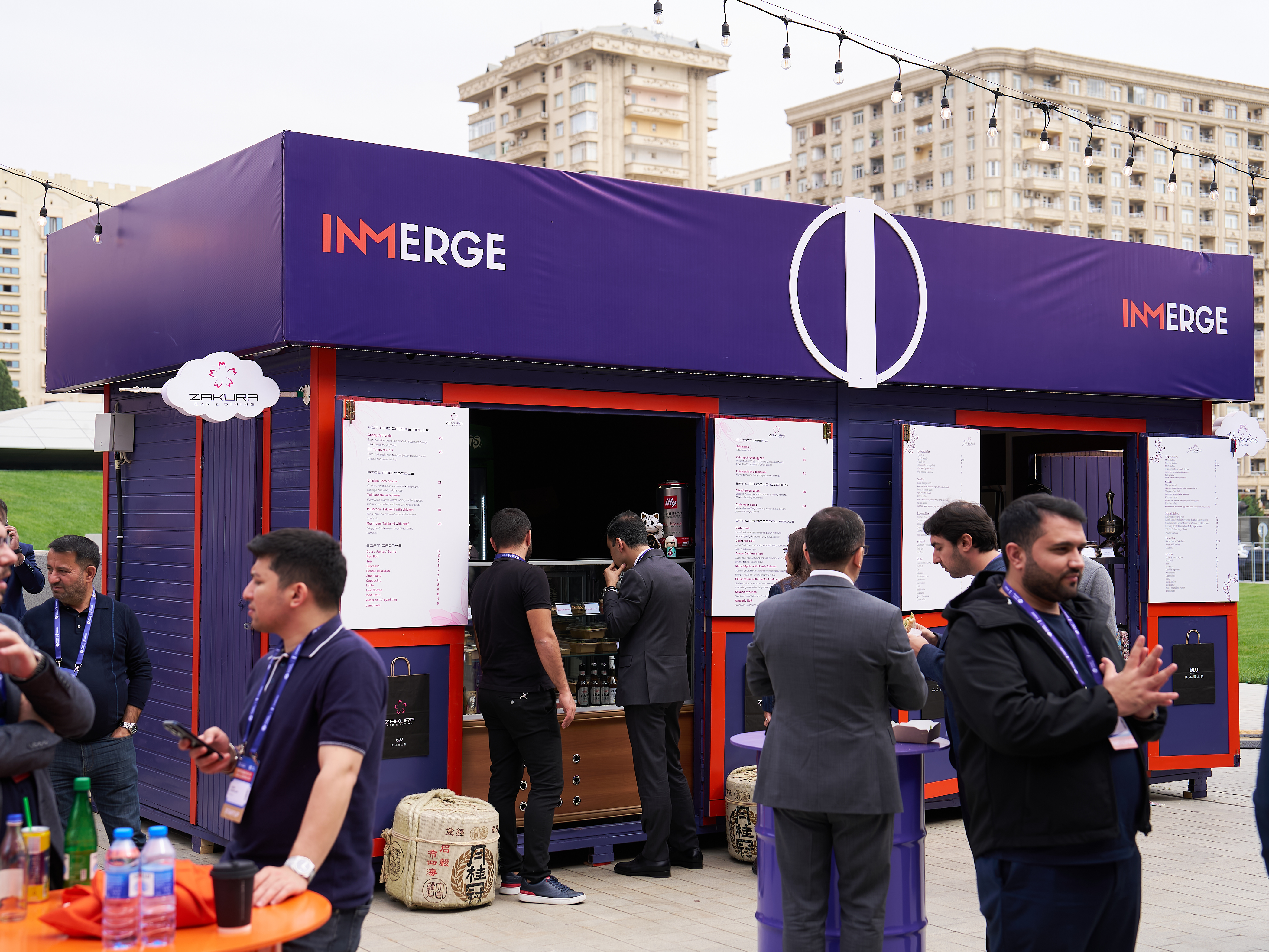 InMerge Innovation Summit 2025: Food Court by ÜNNA Studio Events & Decorations